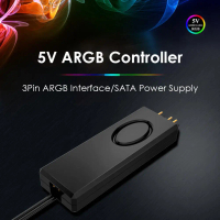 5V Gorgeous ARGB Controller SATA Pin Power Supply Desktop Computer Water Cooler