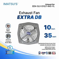IMATSU'S Exhaust Fan Dinding 10 Inch 220V Kipas Ventilasi Udara Rumah Dapur Gudang