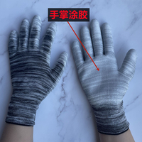【1-12雙裝橡膠手套】男女工作耐磨防滑透氣薄款防靜電膠手套批發