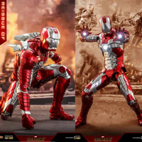 Hot Toys MMS400D18 1/6 Marvel Male Soldier Iron Man MK5 Alloy Die Casting Full Set Model 32CM Action Figure Best Art Collection