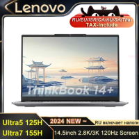 Lenovo ThinkBook 14+ 2024 Laptop Ultra 7/5 GPU Intel Arc/RTX4050/RTX4060 16G/32GB RAM 512G/1TB SSD 14.5" 2.8K/3K 120Hz Computer