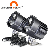 Motorcycle Lighting System Mini Driving Light Luces Led Lens 100W 40000Lm Faros Auto Moto Lamps Sorot Truck LED Work Light Bars