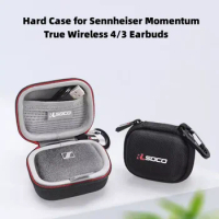 Hard Case for Sennheiser Momentum True Wireless 4/3 Earbuds,Hard Shell Military Grade Case,Full-Body Shockproof Protective Cover