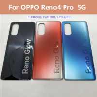 6.55" For OPPO Reno 4 Pro 5G Glass Battery Cover Back Panel Rear Door Housing Case For Oppo Reno4 Pro 5G Battery Cover