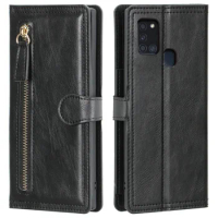 For Samsung A21S Leather Skin Flip Wallet Book Phone Case Cover for Samsung Galaxy A21S A 21S A21 S Cover For A21S A22S A52S