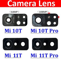 New Back Rear Camera Glass Lens Cover For Xiaomi Mi 10T Pro / Mi 11T Pro / Mi 9T Pro With Adhesive