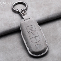 Leather Car Key Case Cover For Mazda 2 3 5 6 Atenza Axela CX-3 CX3 CX-5 CX5 CX 5 CX7 CX8 CX9 MX5 2017 2018 Keychain Accessories