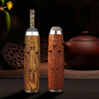 Fireproof Cigarette Holder Wood Grain Relief Style Ashtray Portable Cigarette Cup Ash Holder For Driver Smoking Accessorries