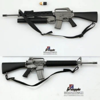 1/6 M16 Automatic Rifle M16A1 M203 Grenade Launcher M16A2 Gun Military Weapon Toy For 12"Soldier Action Figure Scene Accessories