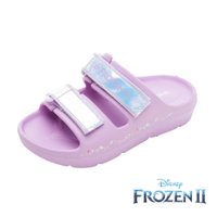 【Disney 迪士尼】冰雪奇緣2 女童勃肯拖鞋-紫/FNKS37017