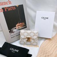 歐美代購 台灣現貨 Celine 凱旋門三折短夾