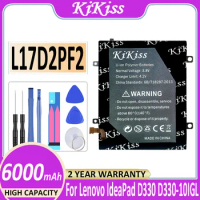 Battery L17D2PF2 6000mAh For Lenovo IdeaPad D330 D330-10IGL D330-10IGM D335-10IGM L17L2PF3 L17C2PF1 N4000 N5000 Bateria