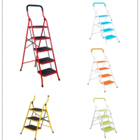 3/4/5 Steps Step Ladder Foldable Safety Ladder Non Slip For Home Kitchen Garage Step Ladder DQTY03/04/05