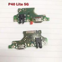 5PCS/LOT USB Charging Dock Connector Port Charge Board Flex Cable For Huawei P40 Lite 4G Nova 6se / 5G Nova 7se
