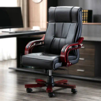 European Pulley Boss Office Chair Light Luxury Office Furniture Computer Chair Household Study Lifting Rotate Computer Chair