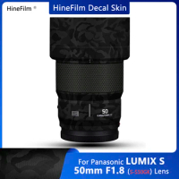 LUMIX S 50 F1.8 Lens Sticker Decal Skin for Panasonic LUMIX S 50mm f/1.8 Lens Sticker Wrap Cover Film