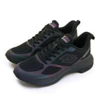 【男】LOTTO 專業避震機能慢跑鞋 SP900系列 星河黑 5370 