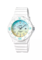 Casio Watches Casio Kid's Analog Watch LRW-200H-2E2 White Resin Band Kids Watch