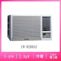 Panasonic 國際牌 3-4坪一級能效變頻冷暖窗型右吹式冷氣(CW-R28HA2)