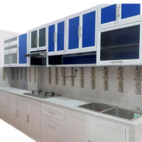 kitchen set aluminium minimalis