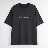 Kaos GIVENCHY STANDARD BASE 209 ROSEWOOD WASHED BLACK TSHIRT 100% ORIGINAL Size XXL