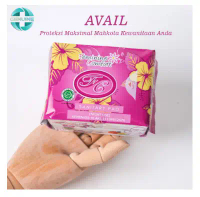 PEMBALUT Avail Merah - Night Use Pembalut Herbal Wanita Untuk Malam Hari