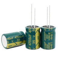 20pcs--100PCS/lot 35V 4700UF 18*25MM high frequency low impedance aluminum electrolytic capacitor 4700uf 35v