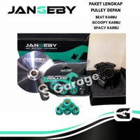 Paket Lengkap Kirian Pulley Depan JANGEBY Beat Karbu Scoopy Karbu Spacy Karbu KVY Pully Rumah Roller