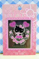 【震撼精品百貨】Hello Kitty 凱蒂貓~KITTY貼紙-轉印貼紙-玫瑰心