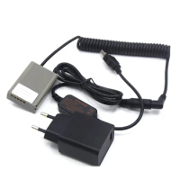 18W Fast Charger USB to DC Cable PS-BLN1 BLN-1 Dummy Battery for Olympus OM-D E-M5 II 2 E-M1 PEN E-P5 Camera DC Coupler