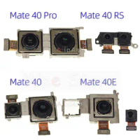 AiinAnt Front Camera Rear Main Back Camera Flex Cable For Huawei Mate 40 40E RS 40RS Pro Plus 4G 5G Phone Parts