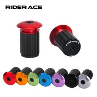 Bicycle Handlebar End Plugs Aluminum Alloy For Mountain MTB Bike Handle Bar Grips Cap Multi-color Road Cycling Accessories