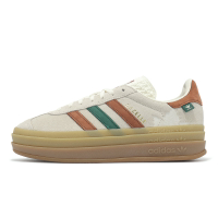 adidas 休閒鞋 Gazelle Bold W 女鞋 棕 橘 綠 Maple Leaf 厚底 麂皮 愛迪達 IG3685