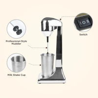 2022 Easy Operate Milk Shake Maker Milk Shake Machine Milk Frother Blender