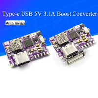 Type-C USB 5V 3.1A Boost Converter Step-Up Power Module IP5310 Mobile Power Bank Accessories With Switch LED Indicator Type-C U