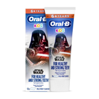 Oral-B 歐樂B 抗糖防蛀兒童牙膏 6歲以上（EXP 2028年）（星球大戰）無糖含氟牙膏 92克（淡薄荷味）
