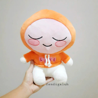 Boneka Apeach Kakao Hoodie Orange Cute Size 30 cm/ Boneka Apeach