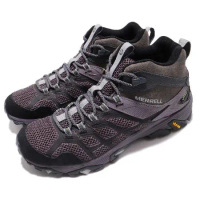 Merrell 戶外鞋 Moab FST 2 Mid GTX 棕 紫 女鞋 登山鞋 防水 越野 戶外 ML77482