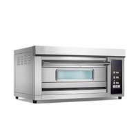 單層雙盤食品烤箱商用 雙面控溫披薩烤箱 110V220V烤箱燃氣型 交換禮物全館免運