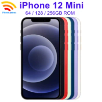 Original iPhone 12 Mini 5G 5.4" Unlocked 64G/128/256GB Super Retina XDR OLED Face ID IOS NFC