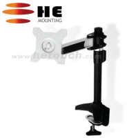 HE 32吋以下LED/LCD鋁合金單懸臂夾桌型支架(H110TC)
