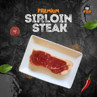 SIRLOIN BEEF STEAK AUS PREMIUM / DAGING SAPI HAS LUAR / HALAL - ± 200GR