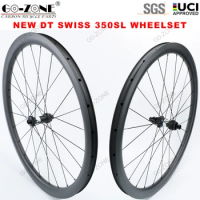 700c Gravel Carbon Wheels Disc Brake 28mm Width Tubeless Cyclocross UCI Approved DT / Novatec / Chosen Road Disc Wheelset