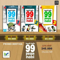 Pustaka Arafah - Komik Hadis 99 Pesan Nabi Pesan Nabi Jilid 3