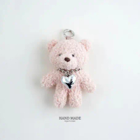 [GH] Polar Bear - Gantungan kunci polar bear panjang lucu fluffy keychain bagchain Goms Home Miniso 