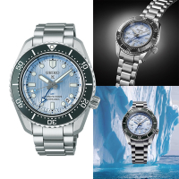 SEIKO精工 Prospex GMT限量冰川陶瓷圈200米三日鍊機械潛水錶-42mm(6R54-00C0B/SPB385J1)