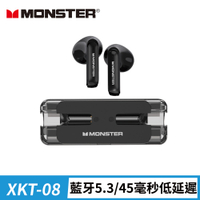 MONSTER 炫彩真無線藍牙耳機 XKT08 黑色