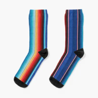 Colorful Mexican Poncho Background Socks valentine gift ideas Men gift sock men socks men's