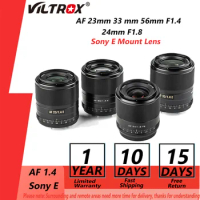 Viltrox 23mm 33mm 56mm F1.4 24mm E F1.8 Auto Focus Large Aperture Af Aps-c For Sony E Mount Sony A9 A6600 Camera