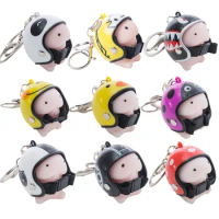 3# Squeeze Toys Kawaii Antiestres Dingding Squishy Toy Helmet Cute Keychain Squeeze Stress Reliever Prank Fidget Toy Сквиш